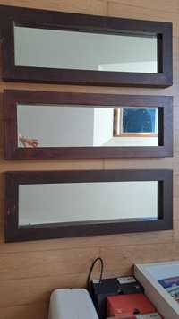 Vendo espelhos 3 com moldura de madeira