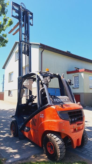 Linde H25 z 2016r Triplex przesuw wolny skok wózek widłowy widlak