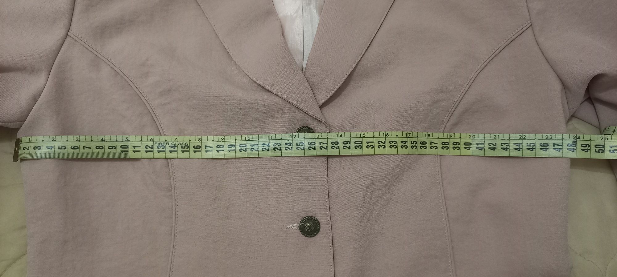 Комплект двойка (блузка и пиджак) с замерами.