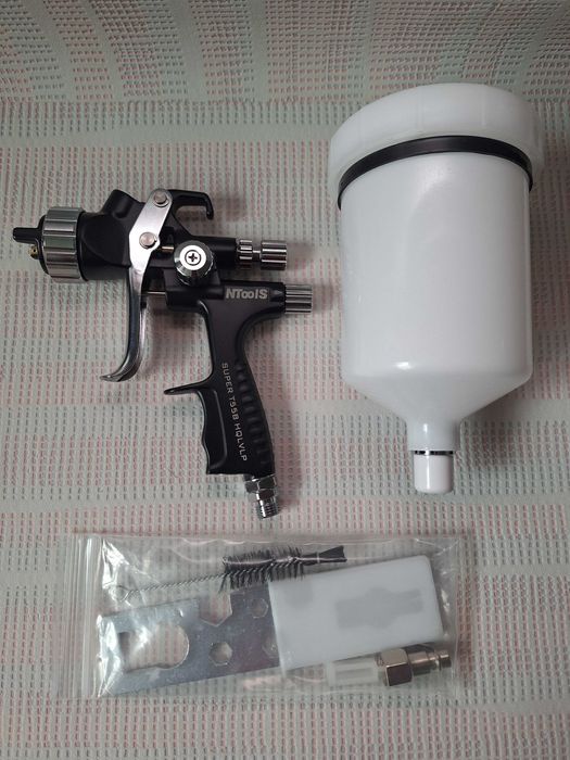 Професійний краскопульт Ntools T55B LVLP.Дюза 1.3.Фарбопульт