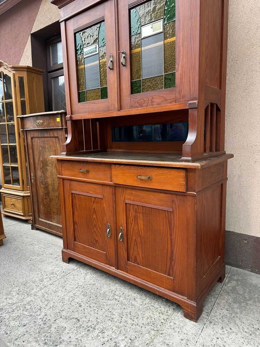 Stylowy kredens z Holandii Witryna + komoda DOWÓZ DO DOMU