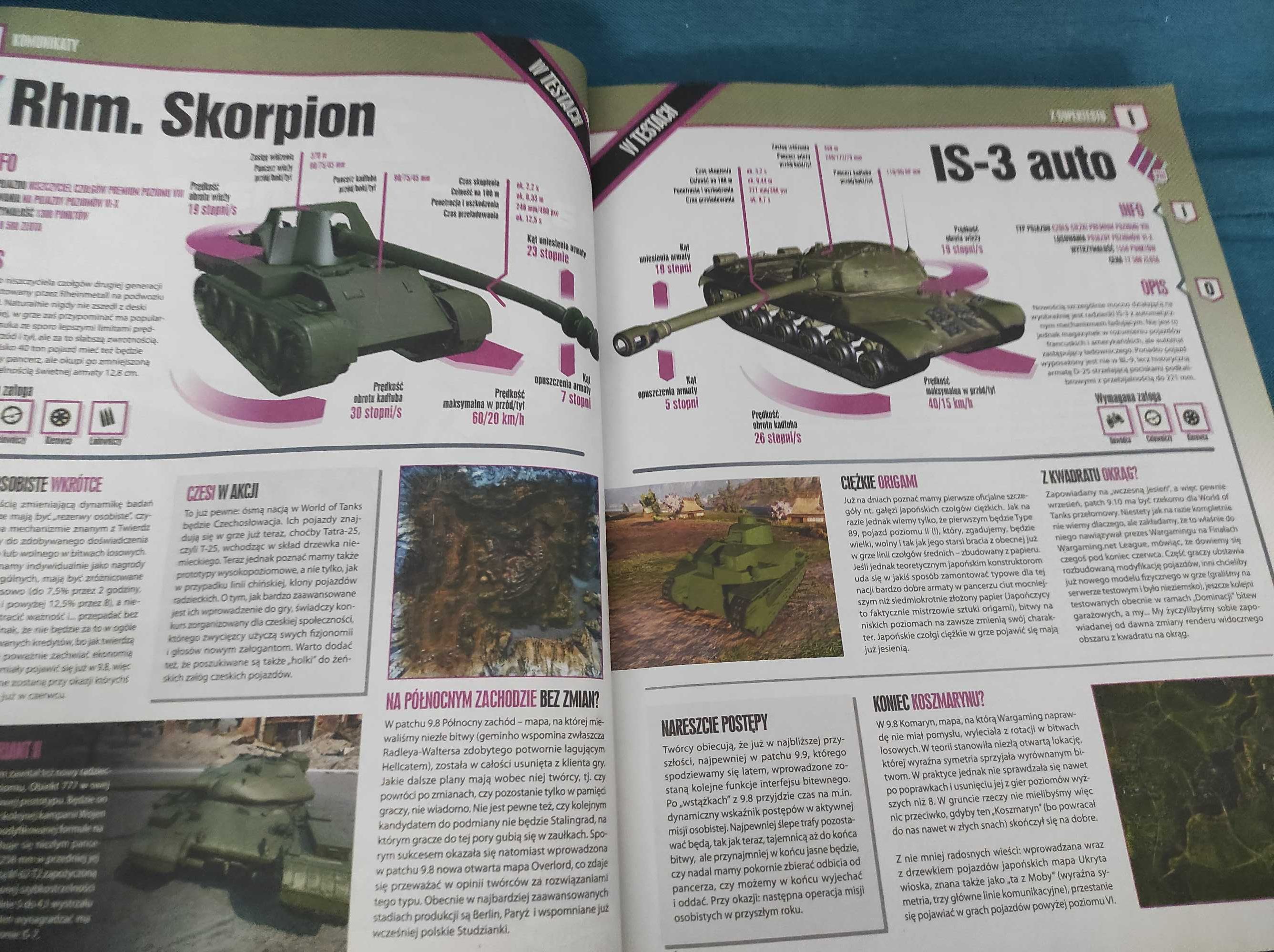Czasopismo World of Tanks Świat Czołgów CD-Action 01/2015 unikat,fotos