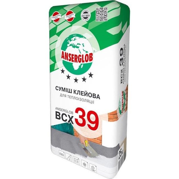 Клей для плитки Anserglob BCX-39 (25 кг)