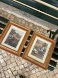 Quadros com pinturas à mão