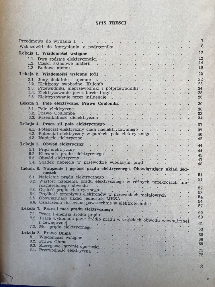 Podstawy elektrotechniki 1962 rok