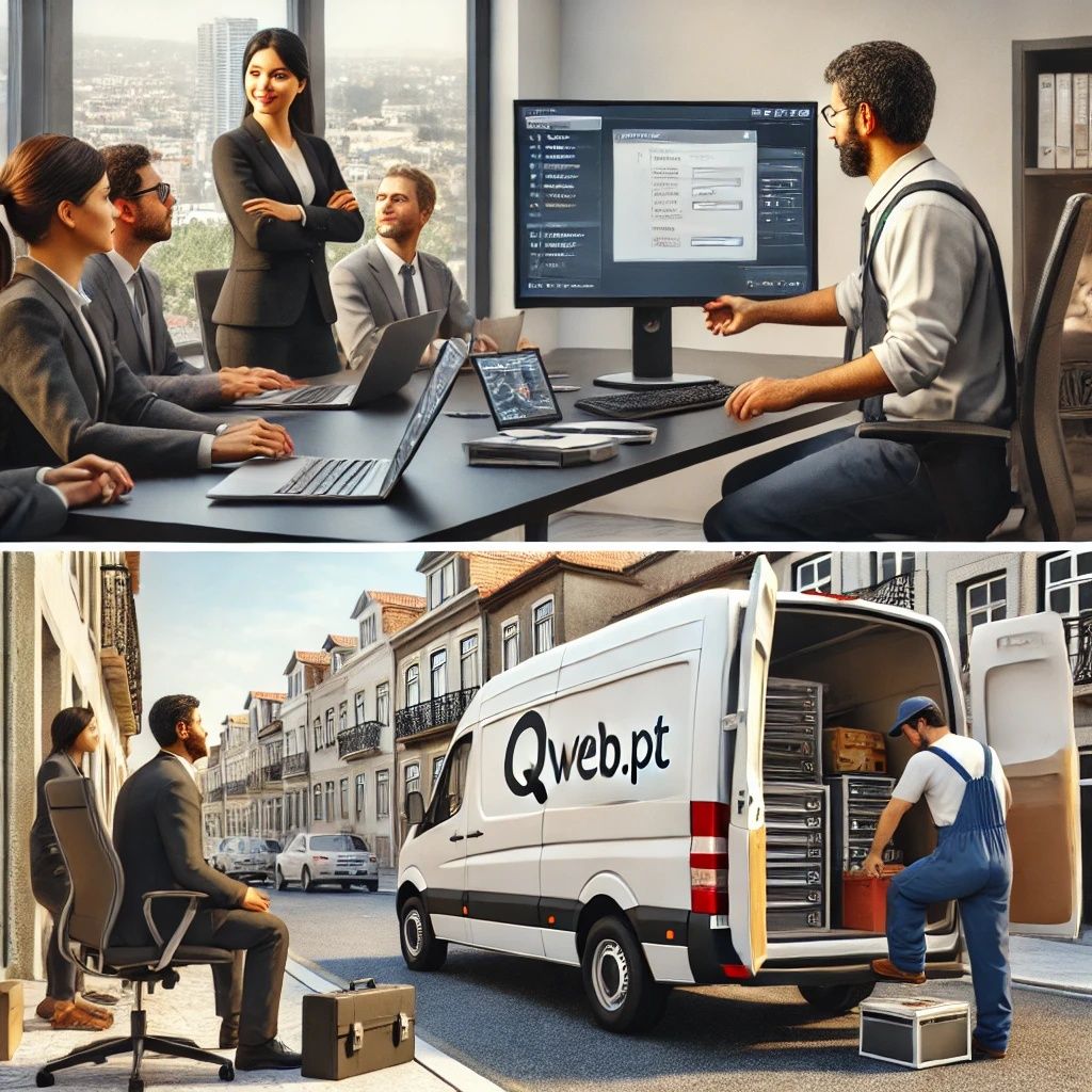 Rápido e Eficaz: Assistência Informática a Empresas qweb.pt, Porto