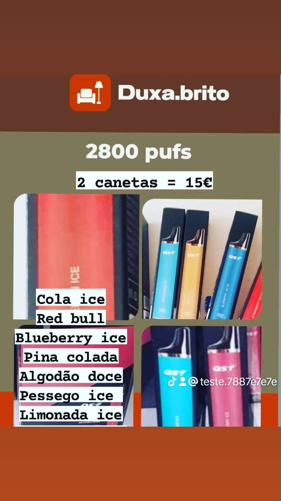 2 canetas 15€ cacem