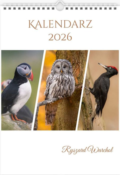 Kalendarz 2026 Ptaki format A3 pionowy