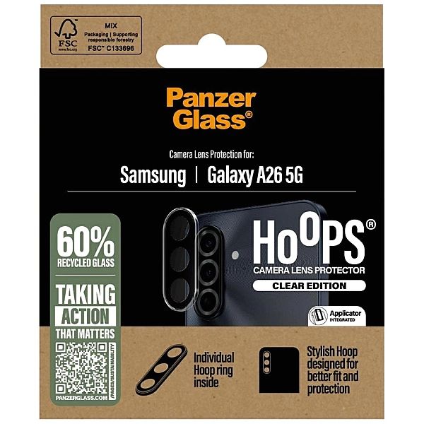 Szkło hartowane na obiektyw PanzerGlass Hoops Lens Protector na Samsun