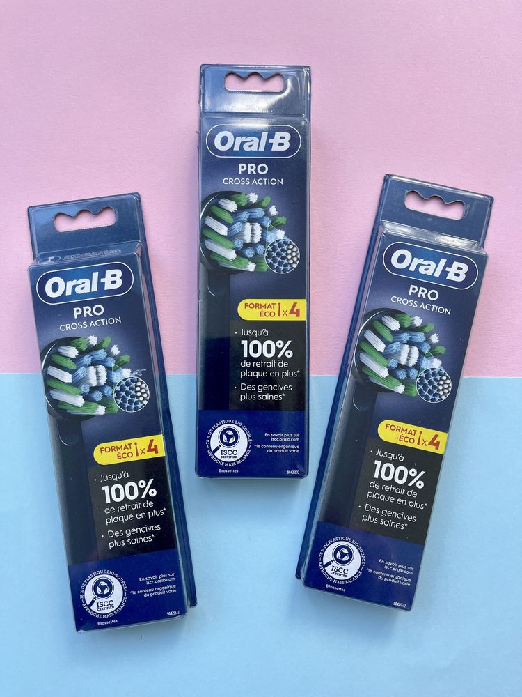 Оралб Oralb Crossaction Black! Набір 4штуки!