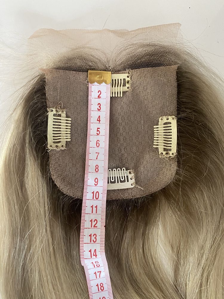 Toper tupet uzupełnienie włos naturalny indyjski 30 cm