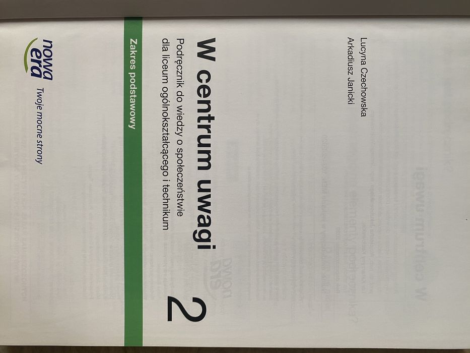 W centrum uwagi 2 - podręcznik dla liceum i technikum