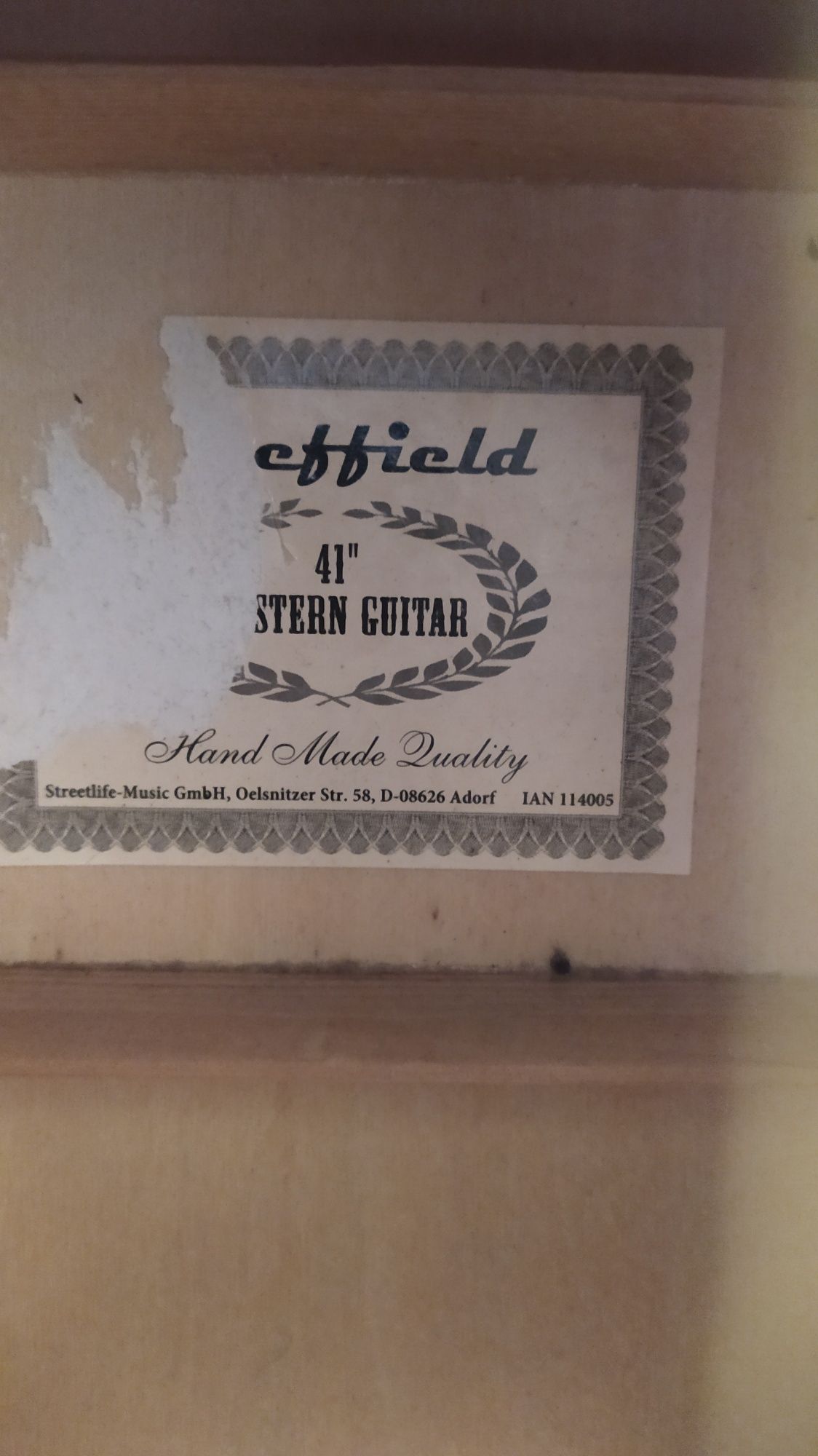 Gitara akustyczna Sheffield