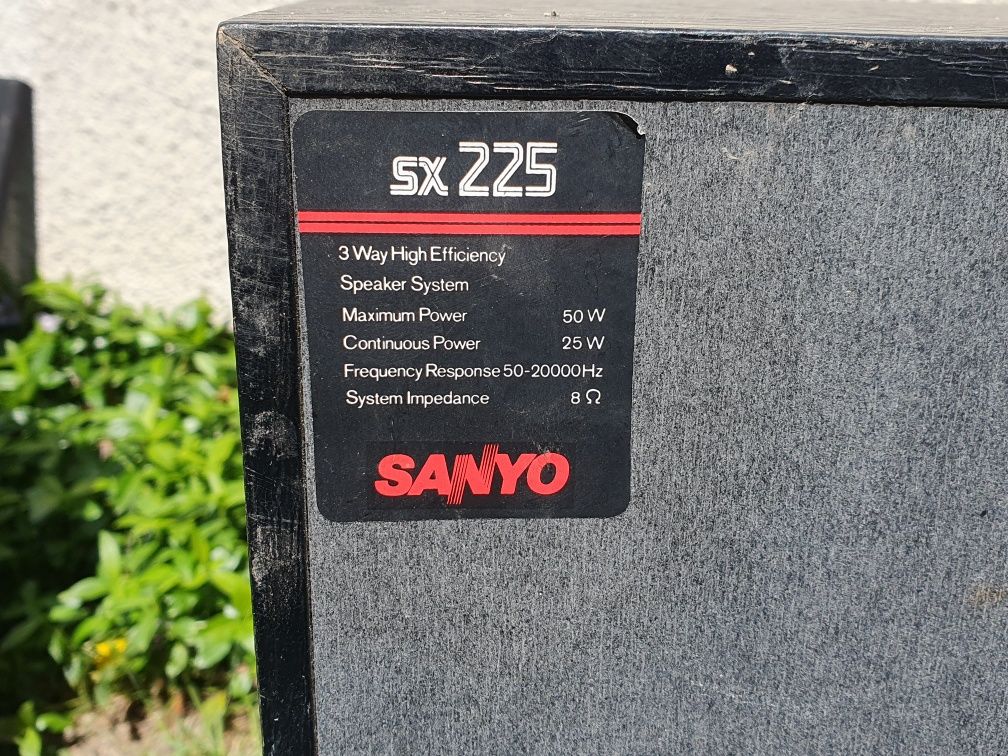 Kolumny Sanyo Sx225 niesprawne