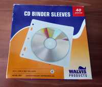 40 Bolsas plásticas para CD/DVD novas