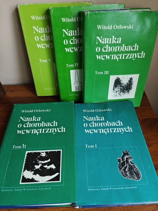 Tanio nowe 5 szt.Nauka o chorobach wewnętrznych