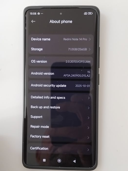 Xiaomi note 14 pro 8/256gb