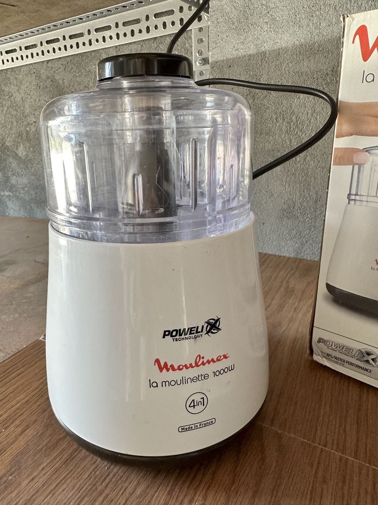 Moulinex DPA110 rozdrabniacz Powelix 1000 W Biały i Czarny