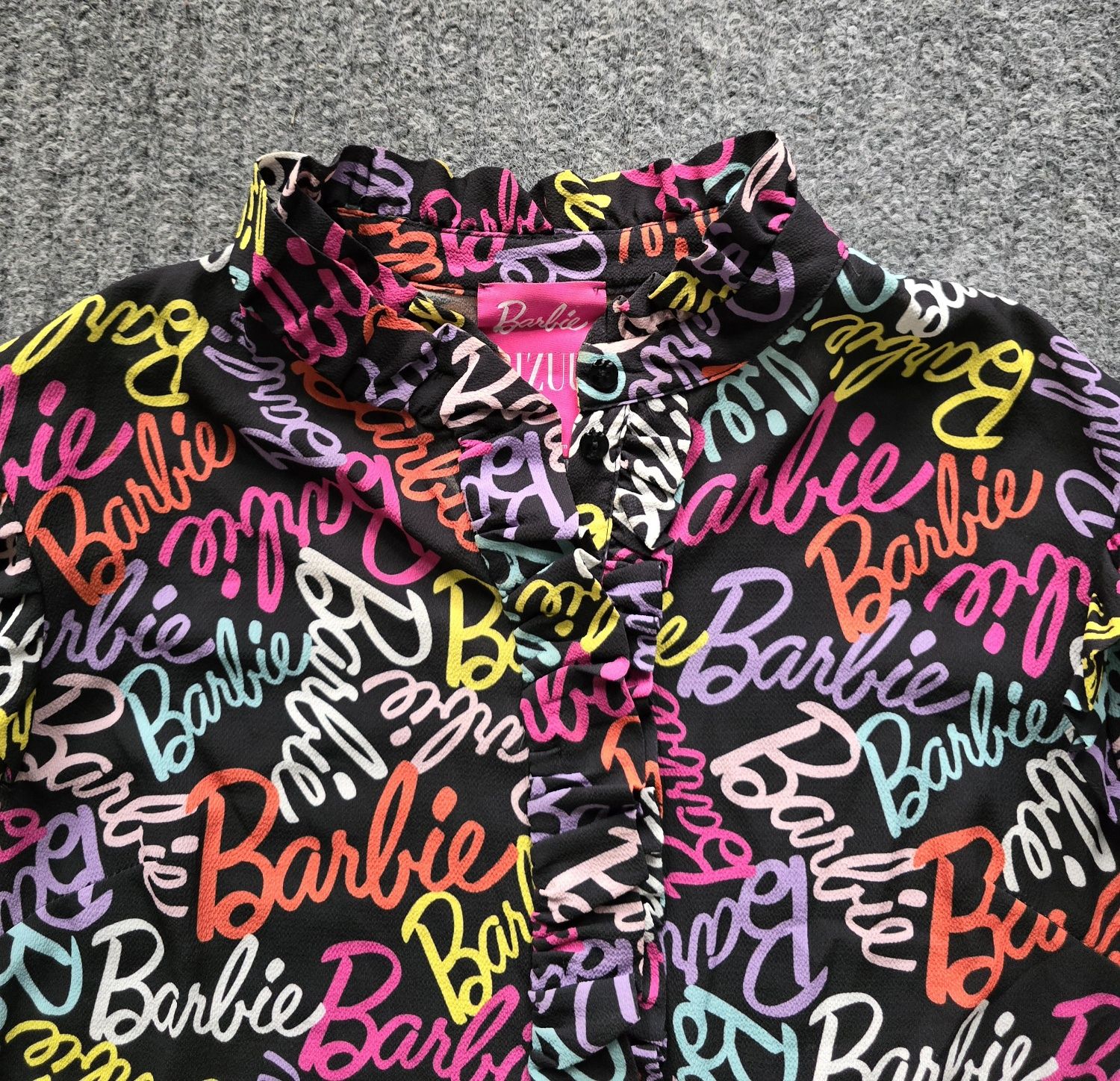 Kolorowa koszula oversizowa Bizuu Barbie S
