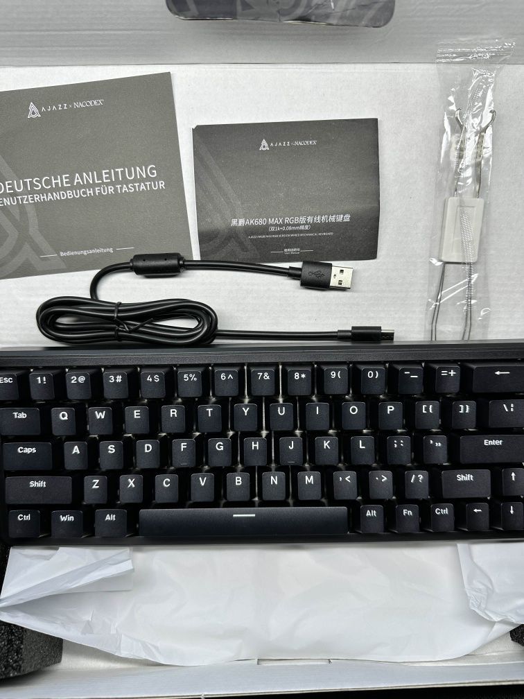 Магнитная клавиатура Ajazz ak680 MAX (RGB)