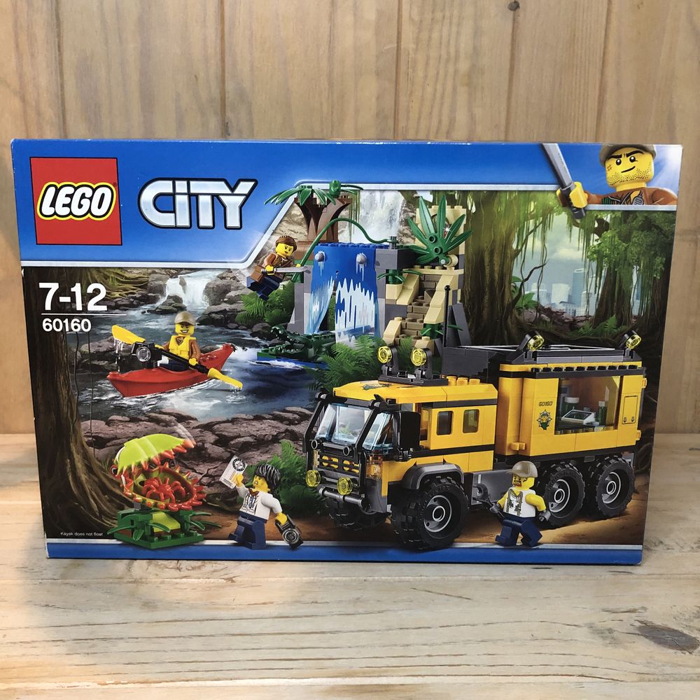 Klocki lego city 60160 - mobilne laboratorium w dżungli dżungla