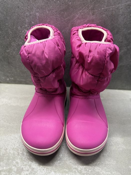 Зимові гумові чоботи (резинові сапоги) Crocs Winter Puff Boot