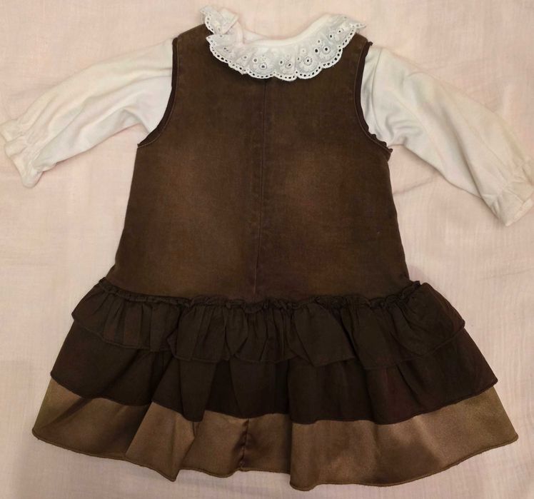 Vestido menina Eliane et Lena Village Kids 67, 68cm. com ofertas