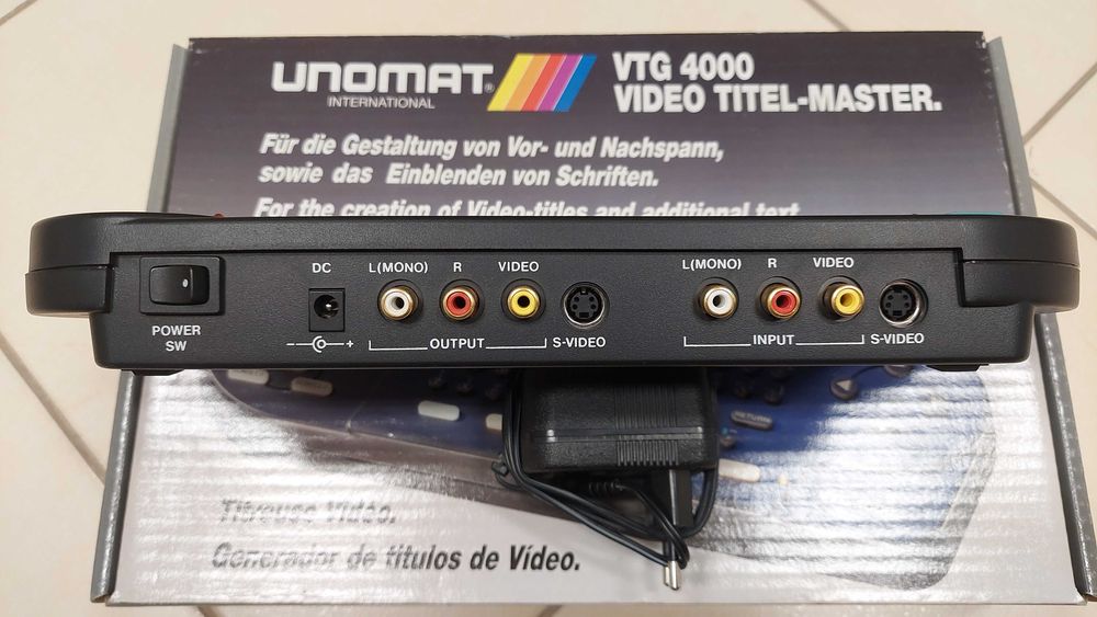 mikser Unomat VP 6000 + generator tytułów Unomat VTG 4000