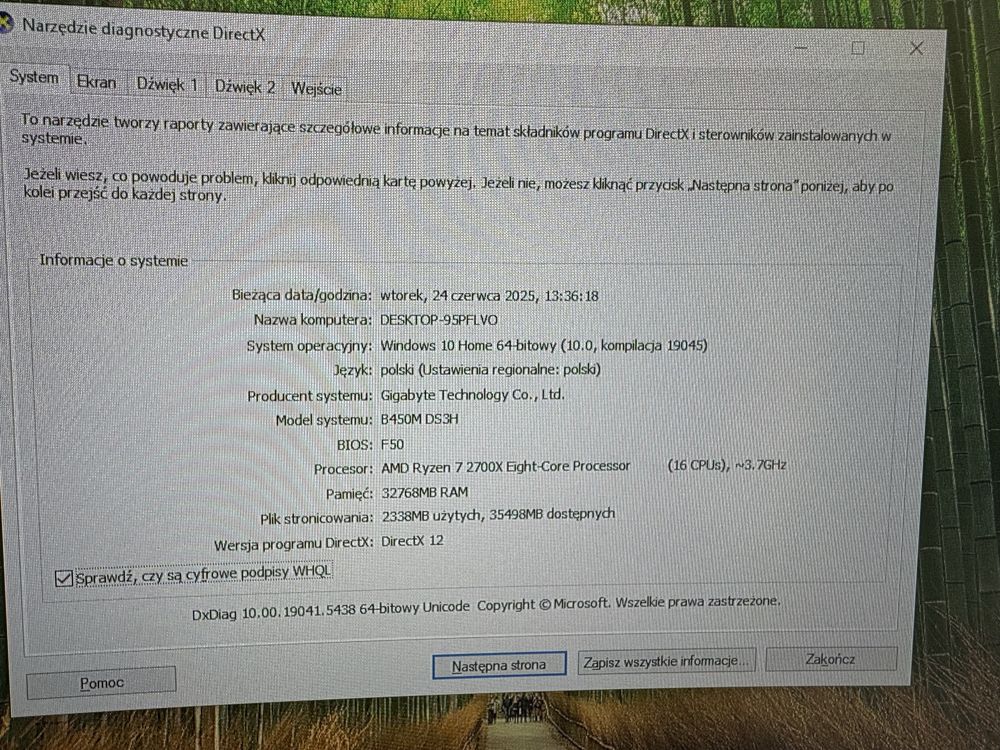 Komputer Stacjonarny Ryzen 7 2700X 32GB 1TB SSD RTX 2070 zasilacz 600W