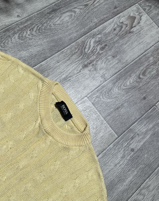Светр Hugo Boss Vintage Knitted Yellow Sweater