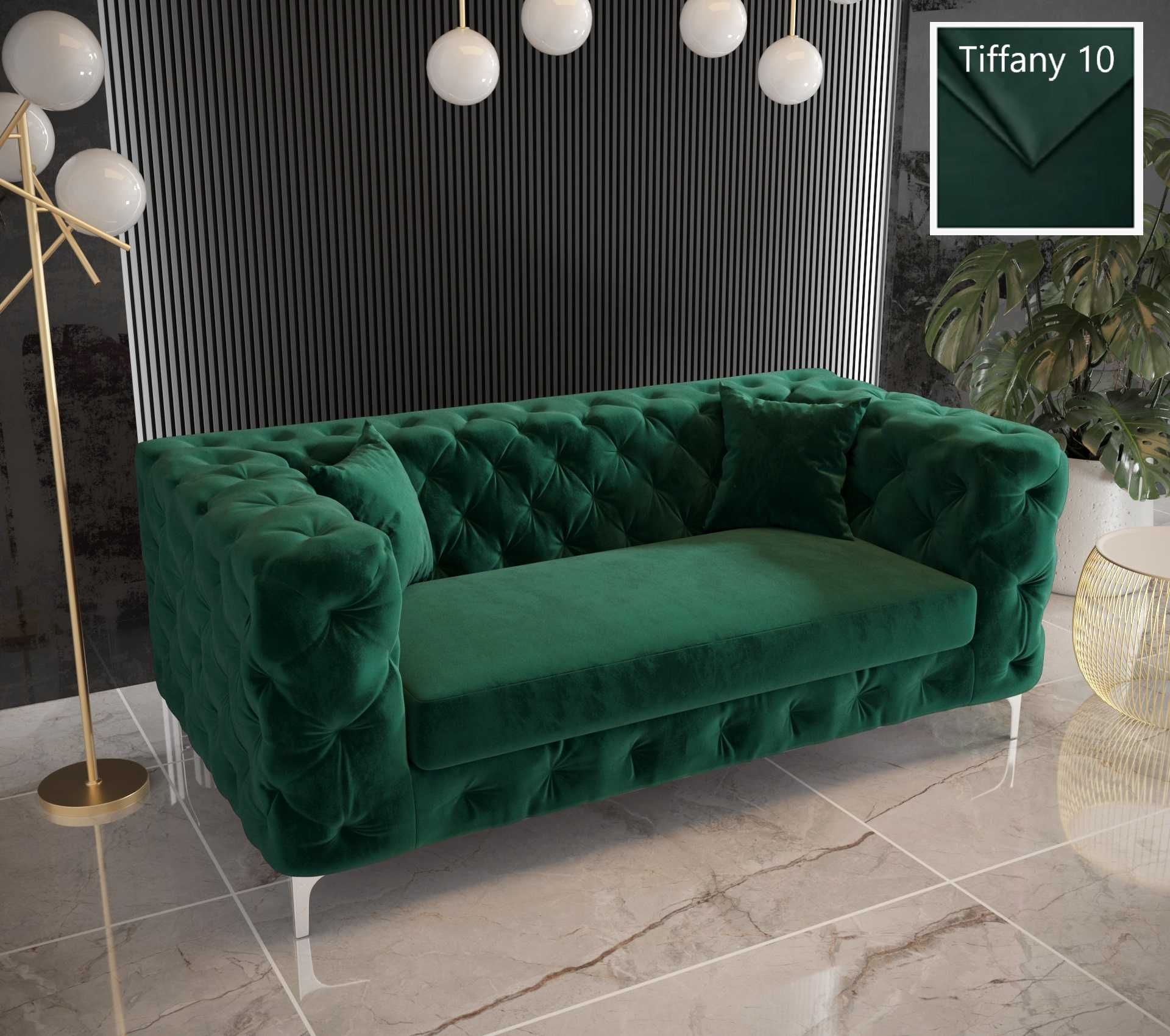 Sofa Boston Chesterfield Pikowana Glamour VeroLux