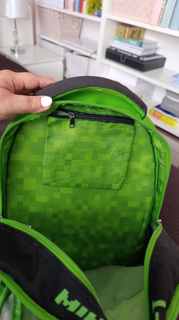 Plecak tornister Minecraft i piórnik gratis