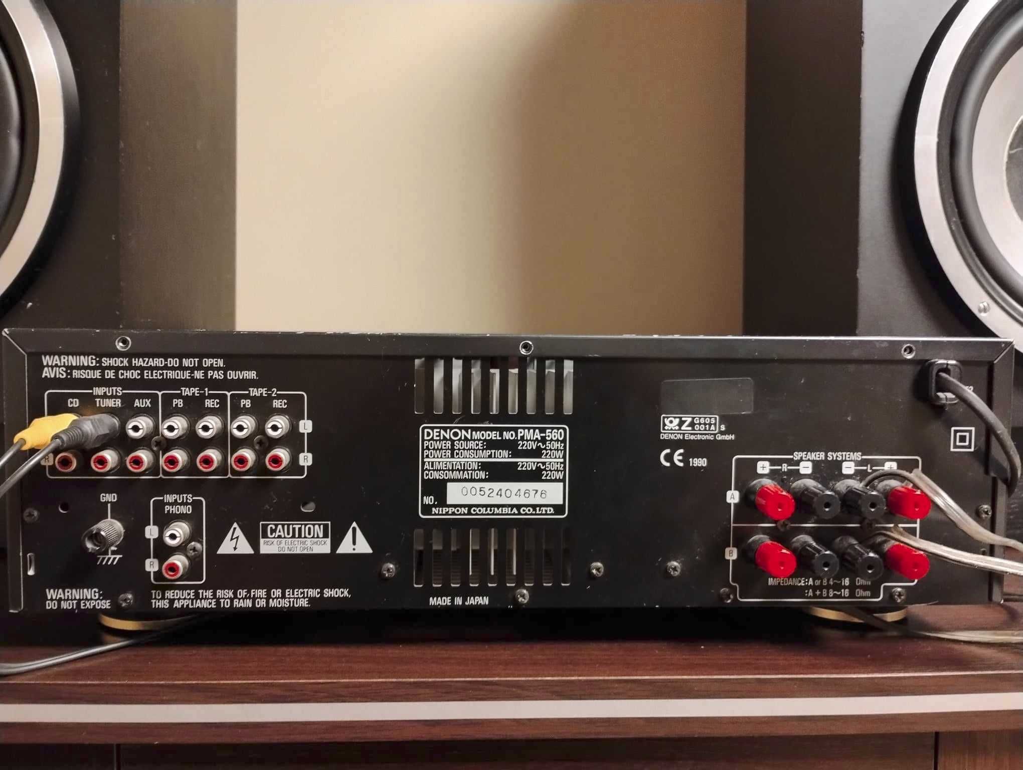 Denon wzmacniacz + kolumny
