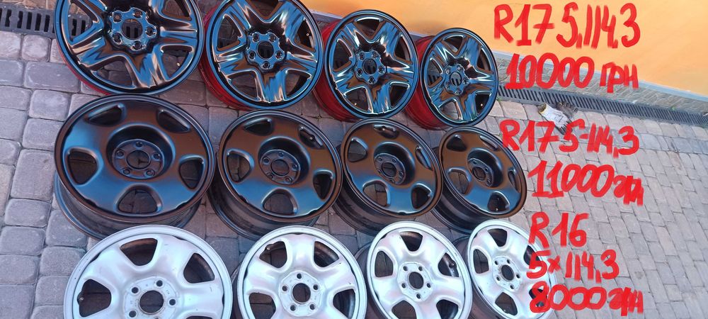 R17 Тойота-KIA-Mazda-Rav4-Mitsubishi-Avensis-SUZUKI-LEXUS-Jeep 5х114.3