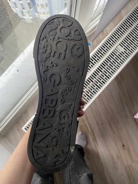 Чоловічі шкіряні кеди Dolce Gabana