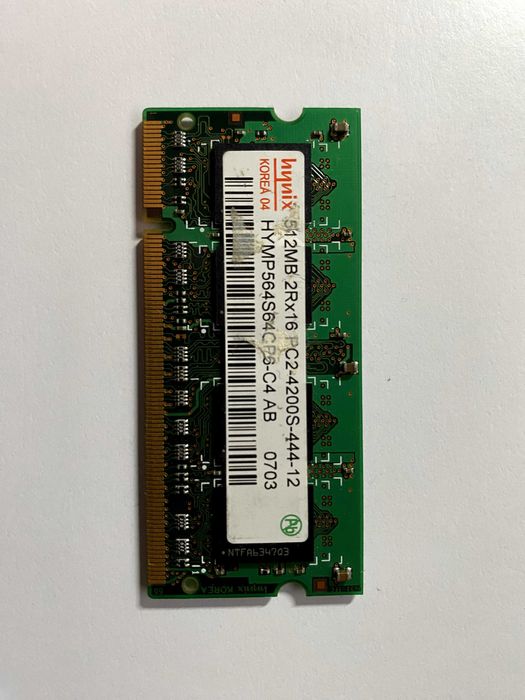 Hynix HYMP564S64CP6-C4 AB - pamięć DDR2 - 512MB - 533 MHz (PC2-4200S)