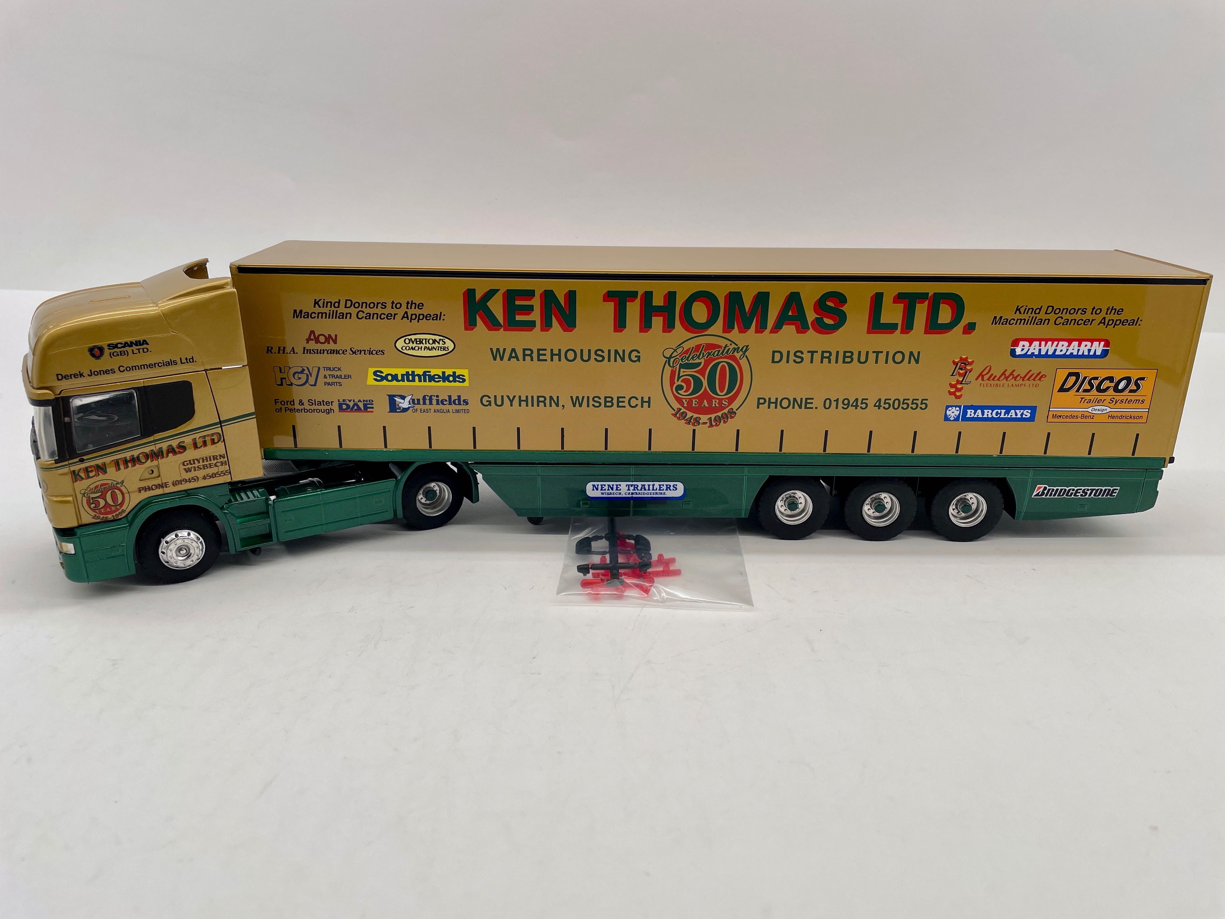 ELIGOR . Модель 1/43 SCANIA 124L с полуприцепом.Фура