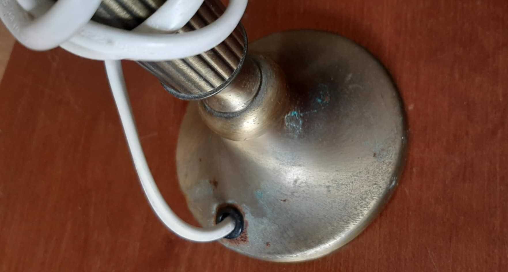 Mosiężna lampa stołowa Servlite | vintage | angielska wtyczka