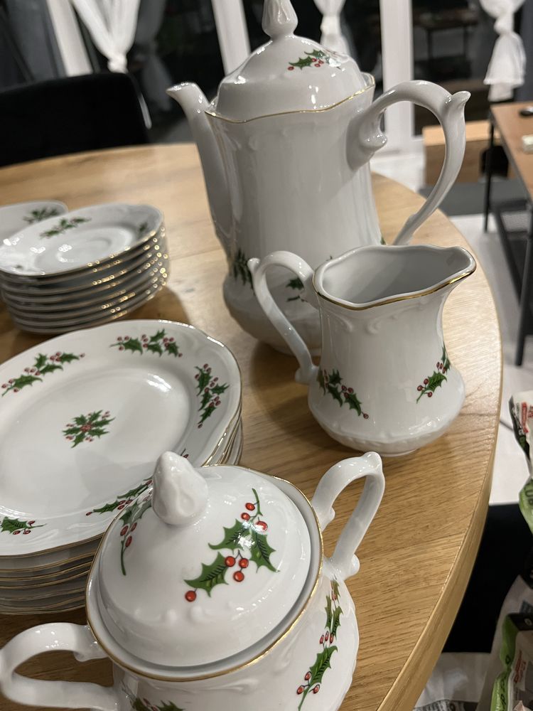Stara zastawa swiateczna porcelana włoclawek