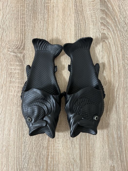 Тапки у вигляді Риб, гумові тапки Риби, шльопанці Риби