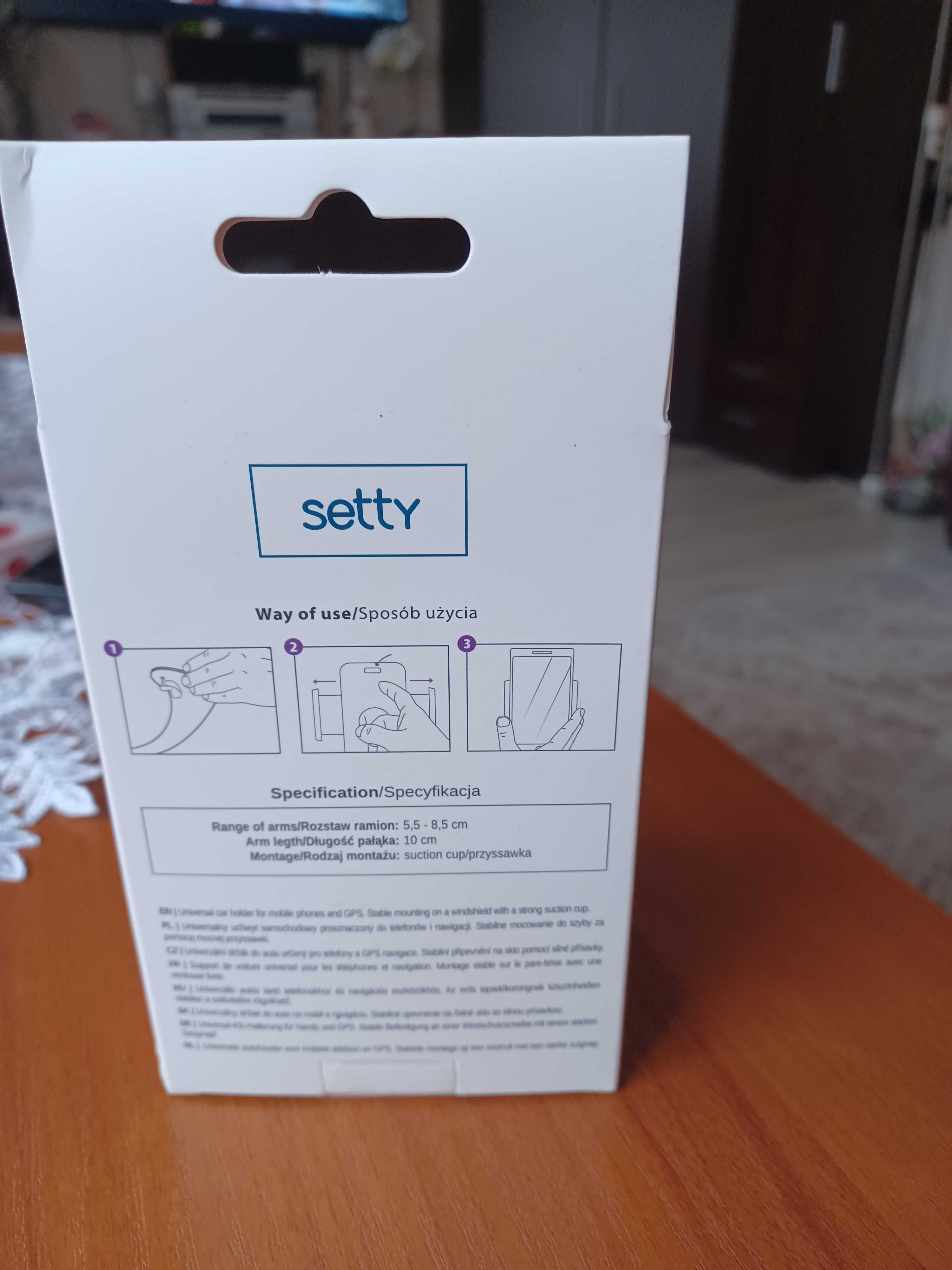 Uchwyt samochodowy na telefon nowy