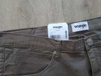 Spodnie męskie Wrangler Arizona W40 L30 - brąz/beż (nowe)
