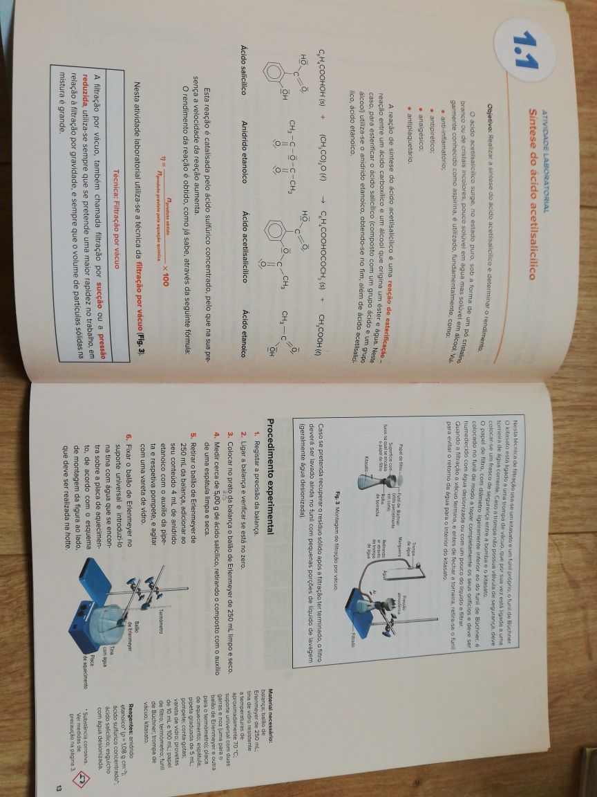 Livros Química A 11 Ano Novo Jogo de Partículas