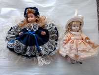 Bonecas totalmente de porcelana