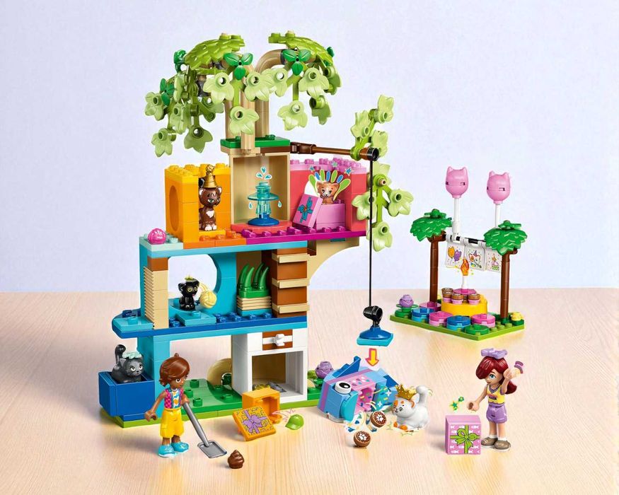 LEGO Friends WYJĄTKOWY Zestaw Kocie Przyjęcie Urodzinowe Z Figurkami