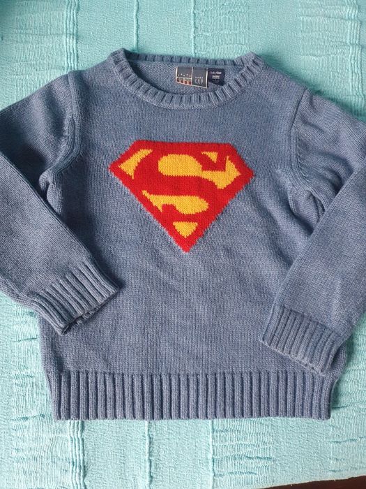 Gruby sweterek Superman