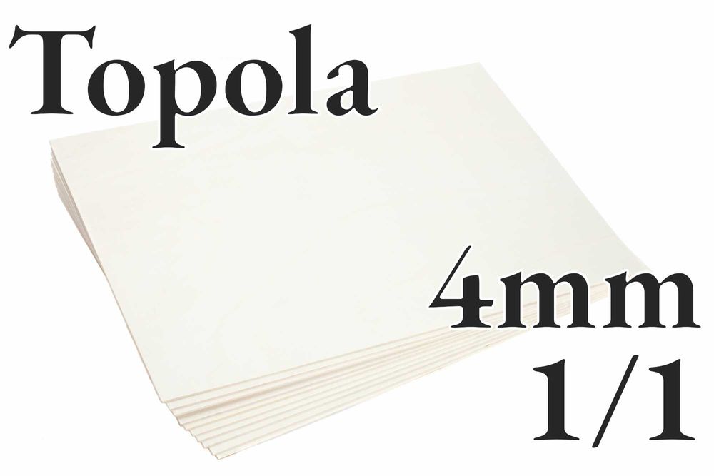 Sklejka topolowa 4mm klasa 1/1, AB/AB