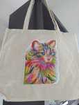 Tote Bag com bordado a ponto cruz