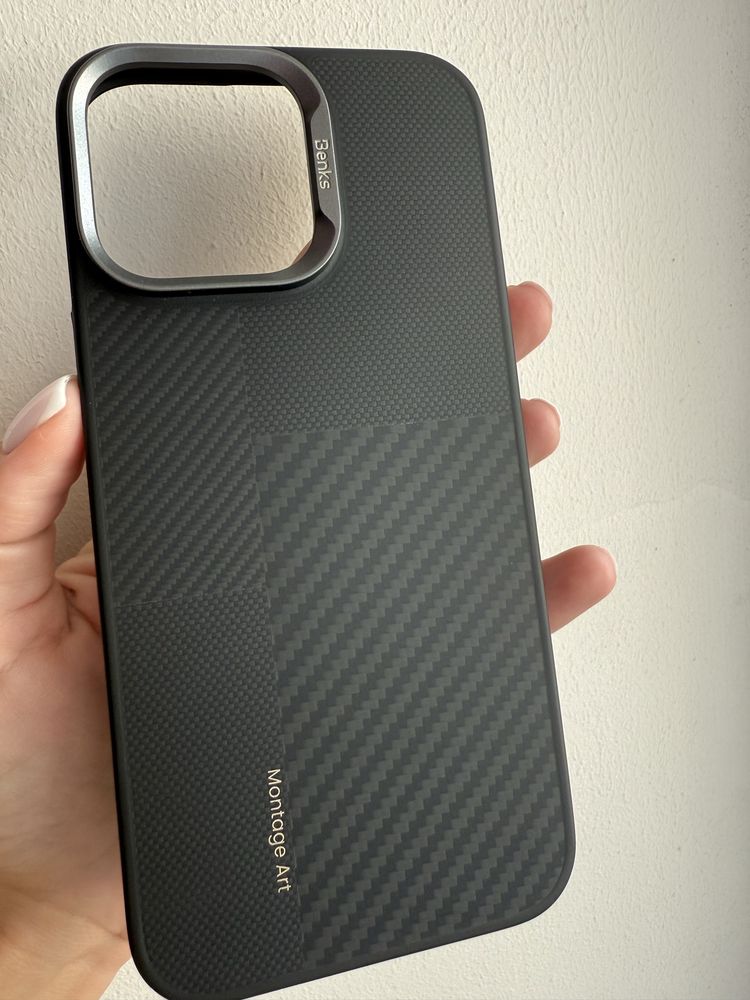 Чехол Benks Montage Armor Pro Kevlar черный Iphone 16 Pro max