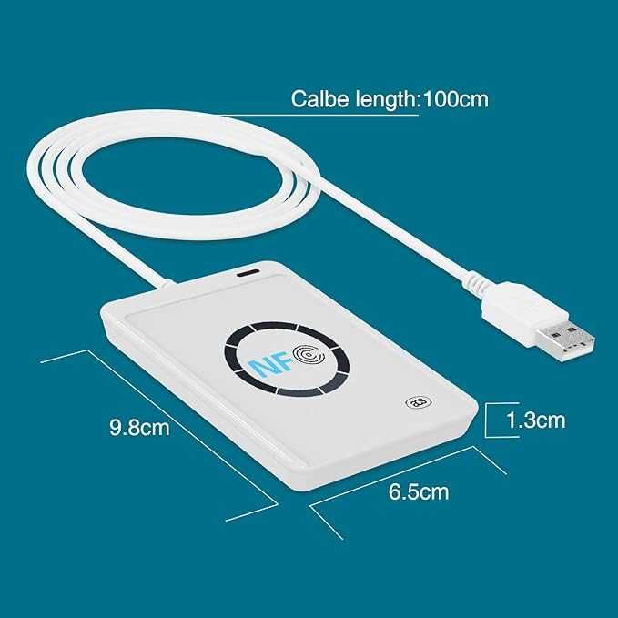 USB NFC RFID Reader Writer czytnik kart Chip RFID